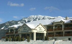 Park Place Lodge Entrance Winter
